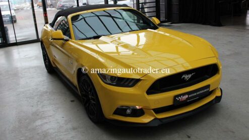 Ford Mustang 5.0 GT Cabrio Jaune 03-2016 (9) Ford Mustang 5.0 GT Cabrio Jaune 03-2016 (9)
