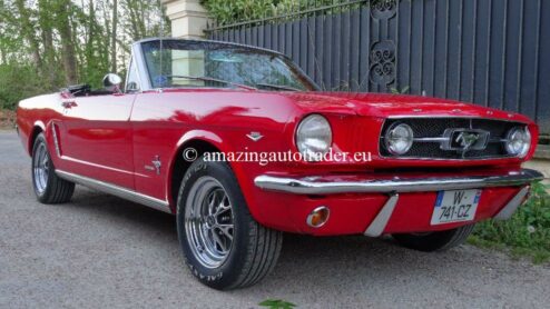 FORD MUSTANG GT 1965 V8 289 CABRIOLET